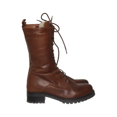 Bottes à lacets (Marron) de Bianco Cuir