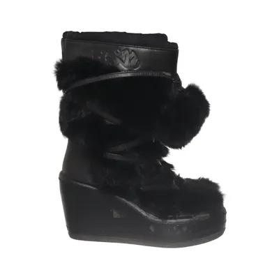 Bottes (Noir) de ASH Fourrure, Cuir