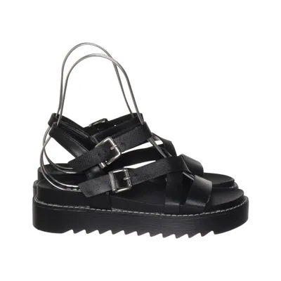 Sandalen (Zwart) van MN8 Leer