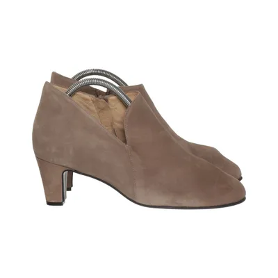 Bottes à talons (Beige) de La Shoe Cuir