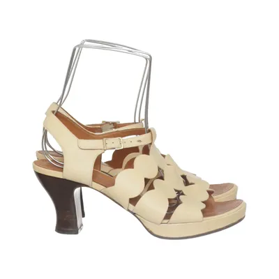 High heel sandals (Beige) from Chie Mihara