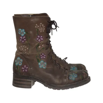 Bottes à lacets (Marron, Multicolore) de Brako Cuir
