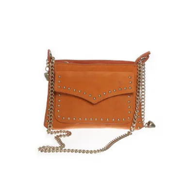 Schoudertas (Oranje) van Zara Woman Leer