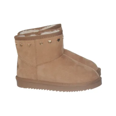 Ankle boots (Beige) from Balducci Faux fur, Faux suede, Polyurethane