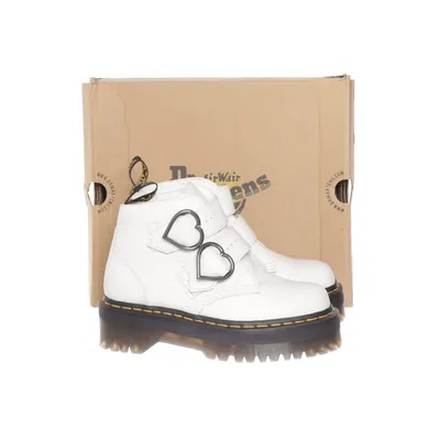 Enkellaarzen (Wit) van Dr. Martens
