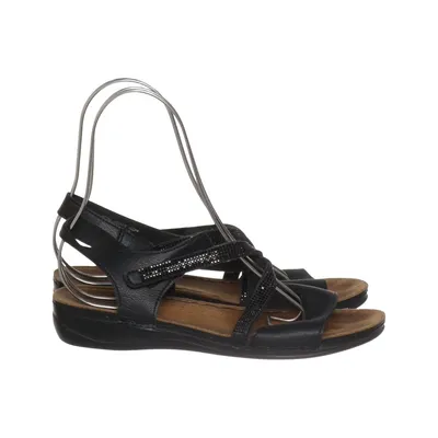 Sandalen (Zwart) van Easy Street Leer