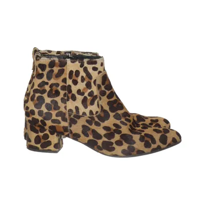 Bottes à talons (Marron, Multicolore) de Wardrobe Cuir