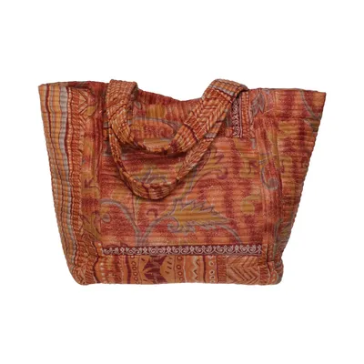 Handbag (Orange, Multicolored) from Boii