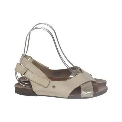 Sandals (Beige, Gold) from Lavorazione Artigiana