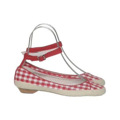 Ballerines (Rouge, Blanc) de Hush Puppies Coton, Cuir