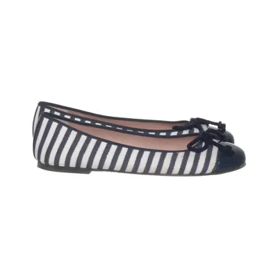 Ballet flats (Blue, White) from Pretty Ballerinas Leather