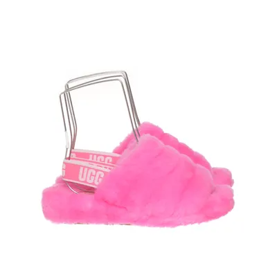 Slippers ( W Fluff Yeah Slide) van UGG Leer