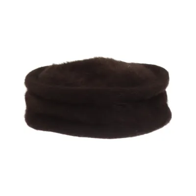 Cloche hat (Brown) from Marida Acrylic, Angora, Polyamide, Wool