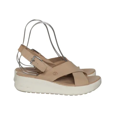 Sandals (Beige) from Timberland Leather