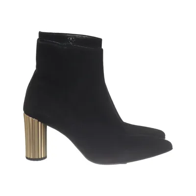 Bottes à talons (Noir, Or) de Högl Cuir