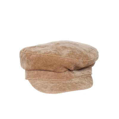 Newsboy cap (Brun) från Mango Bomull, Elastan, Polyester