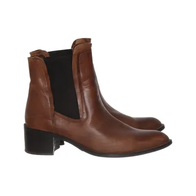 Bottines Chelsea (Marron) de Charlotte of Sweden Cuir