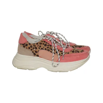 Sneakers (Pink, Brown, Multicolored)