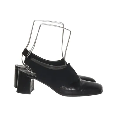 Sandales à talons hauts (Noir) de Gabriele Capezzani Cuir