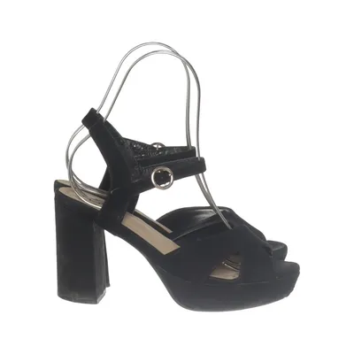 High heel sandals (Black) from Vox