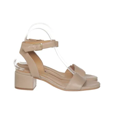 Sandales à talons hauts (Beige) de Ten Points Cuir