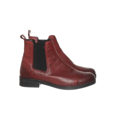 Chelsea boots (Red, Black) from Lasocki Leather
