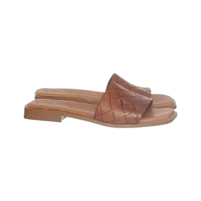 Mules (Marron) de Eva Frutos Cuir