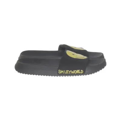 Slip-ins (Zwart, Geel) van Smiley World Polyurethaan