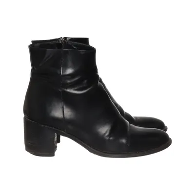 Heeled boots (Black) from DAVOS Gomma Leather