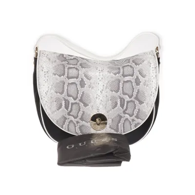 Handväska (Svart, Grå, Vit) från Guess Skinn