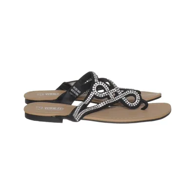Flip-flops (Black, Beige) from Wide Fit