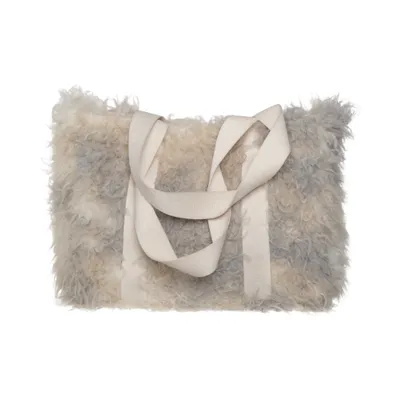 Sac à main (Gris, Blanc) de Rodebjer Acrylique, Coton