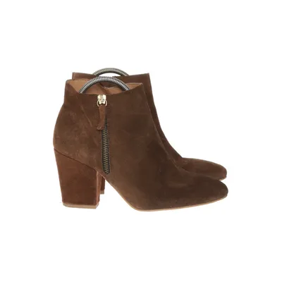 Heeled boots (Brown) from Zara Basic