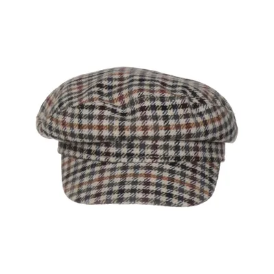 Newsboy hat (Beige, Flerfarvet) fra Zara Elastan, Polyester