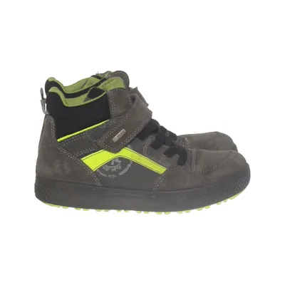 Bottes à lacets (Gris, Noir, Jaune) de Elefanten Cuir