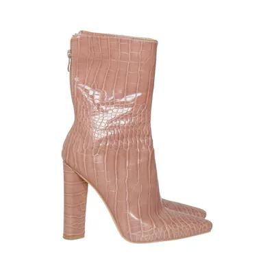 Bottes à talons (Beige) de Simmi