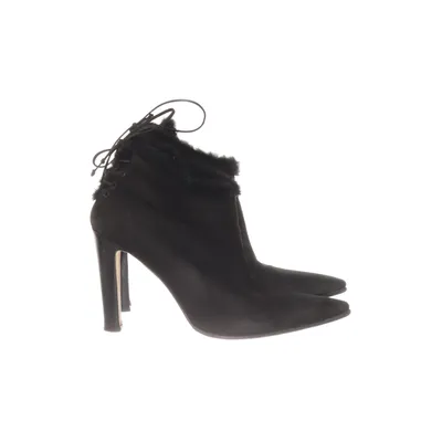 Heeled boots (Black) from Manolo Blahnik Leather