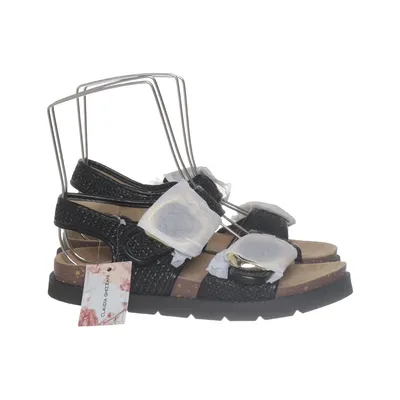 Sandalen (Zwart) van Claudia Ghizzani Imitatieleer