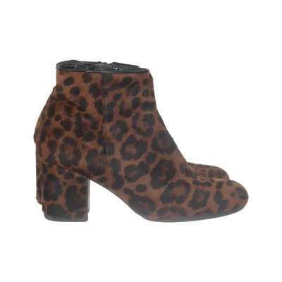 Laarzen met hak (Bruin, Zwart, Meerkleurig) van Zara Basic Collection