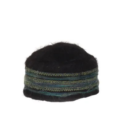 Baret (Zwart, Meerkleurig) Merinowol, Mohair, Zijde