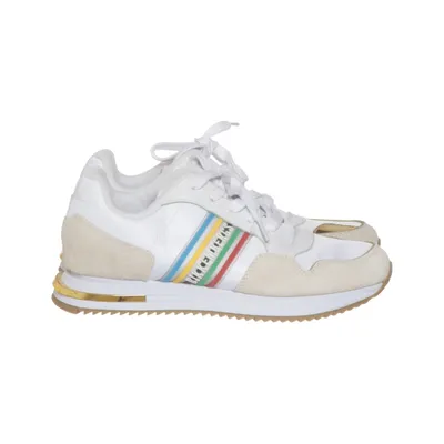 Sneakers (Wit, Meerkleurig) van Bikkembergs Leer