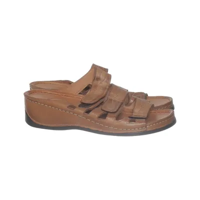 Sandals (Brown) from Charlotte of Sweden Polyurethane