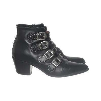 Ankle boots (Black) from Pertini Leather