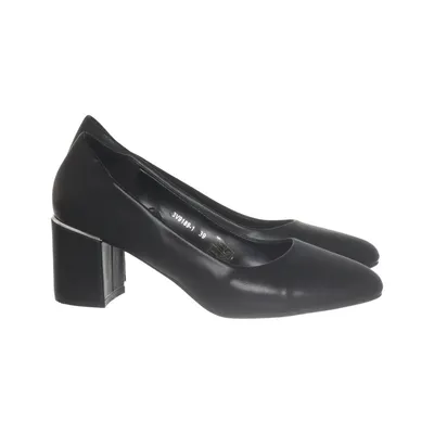 High heels (Black) from Lusso Leather