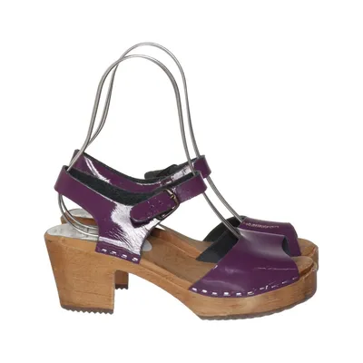 Clogs (Purple) from Swedish Clogs Leather