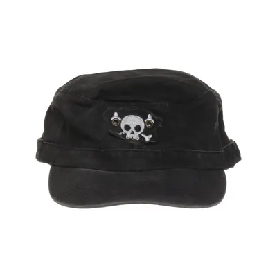 Flat cap (Black) from Boys Will be Boys Cotton