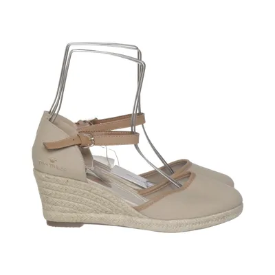 Chaussure compensées (Beige) de Tom Tailor