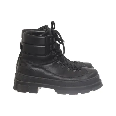 Veterlaarzen (Zwart) van Pavement Leer