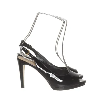 Sandales à talons hauts (Noir) de Sergio Rossi Cuir