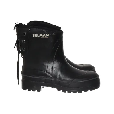 Bottines en caoutchouc (Noir) de Sulman